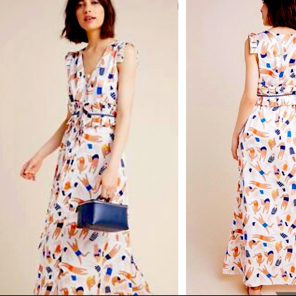 Azulu Swimmers Maxi Dress - NWT